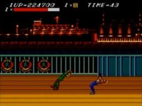 une photo d'Ã©cran de Streets of Rage (Master System) sur Sega Master System